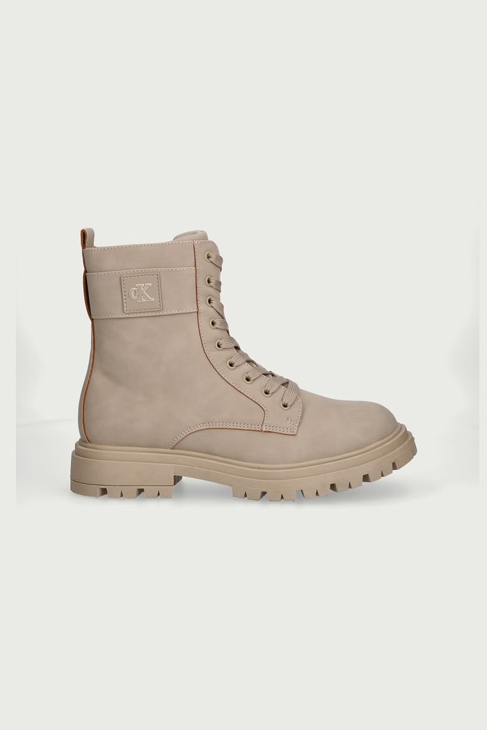 Calvin Klein Botki dziecięce V3A5.83421 beżowy AW26