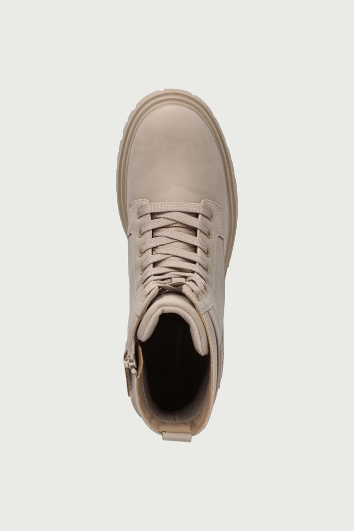 Botki dziecięce Calvin Klein V3A5.83421 beżowy