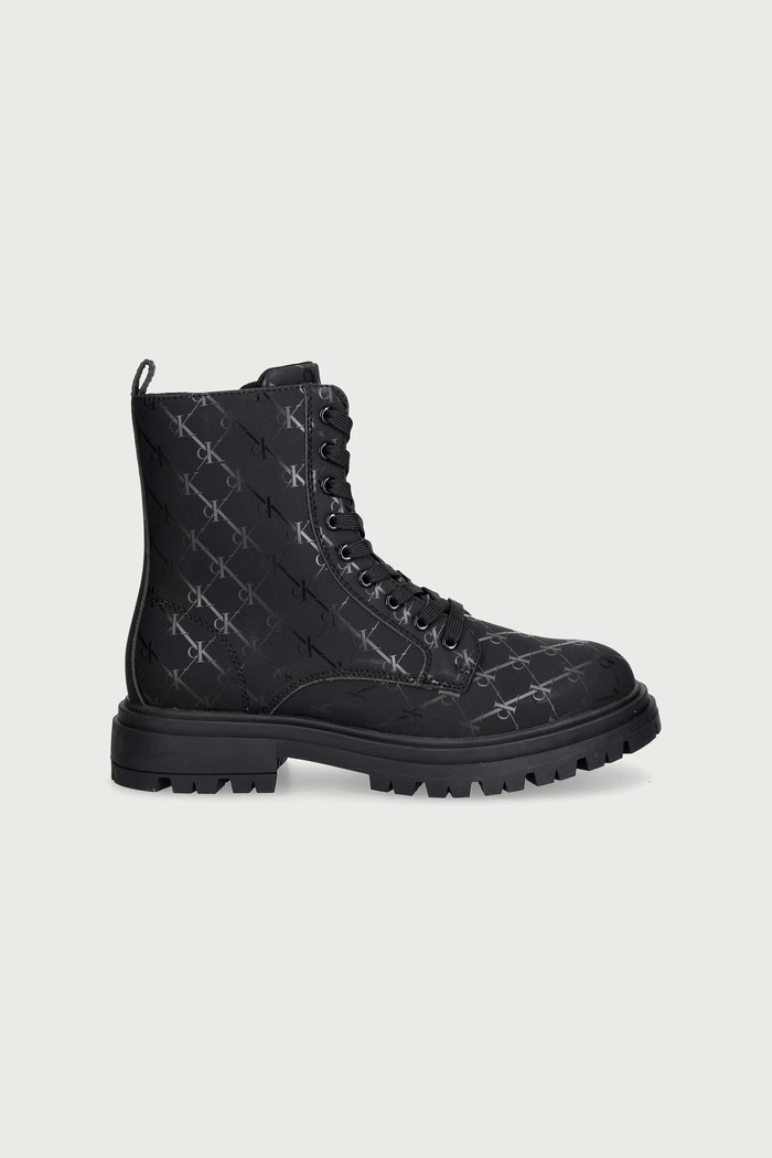 Calvin Klein Botki dziecięce V3A5.83415.35.39 czarny AW26