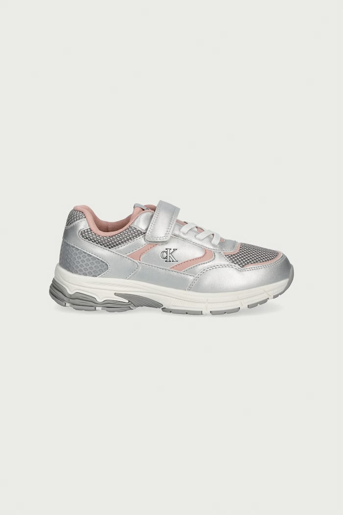 Calvin Klein Sneakersy dziecięce V1A9.83393.30.34 srebrny AW26