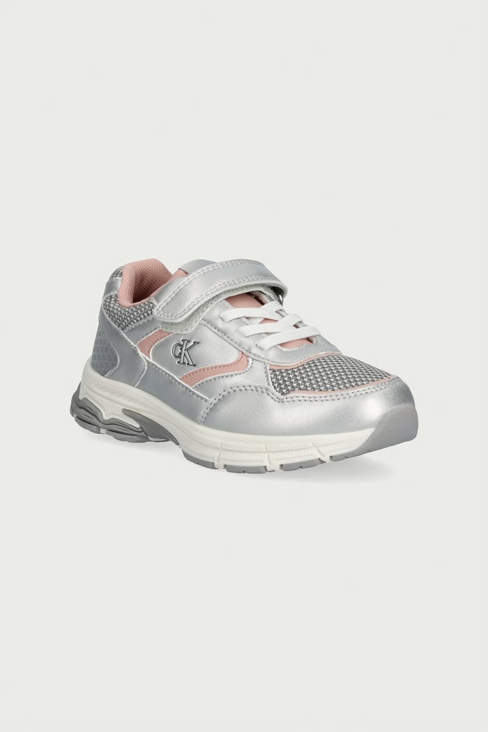 Calvin Klein Sneakersy dziecięce srebrny V1A9.83393.24.29