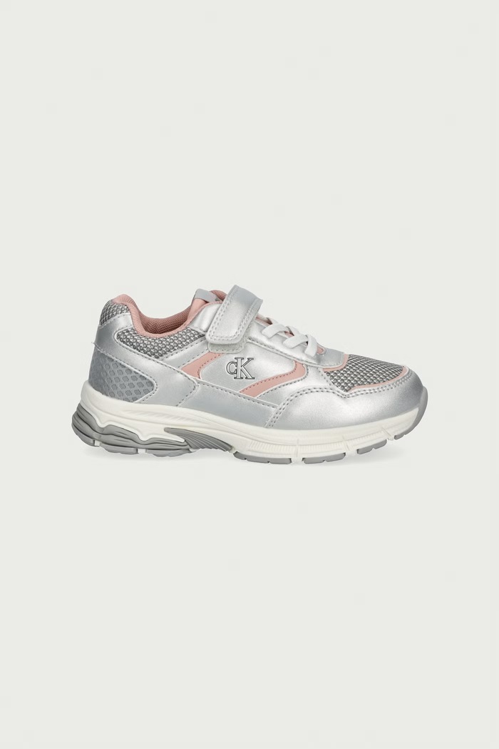 Calvin Klein Sneakersy dziecięce V1A9.83393.24.29 srebrny AW26