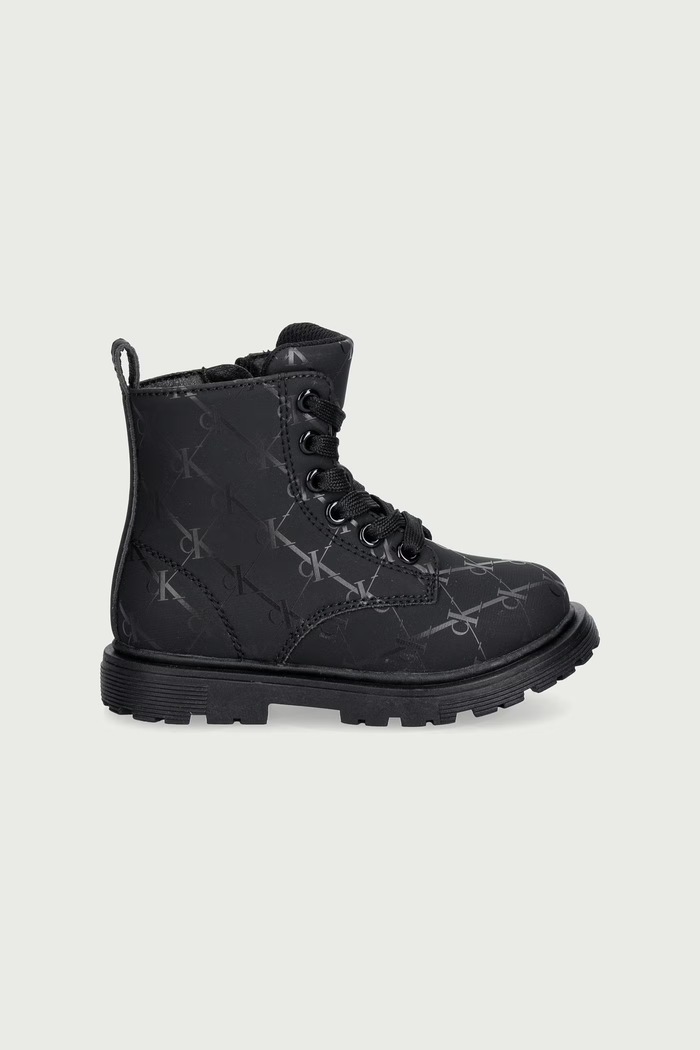 Calvin Klein Botki dziecięce V1A5.83410 czarny AW26