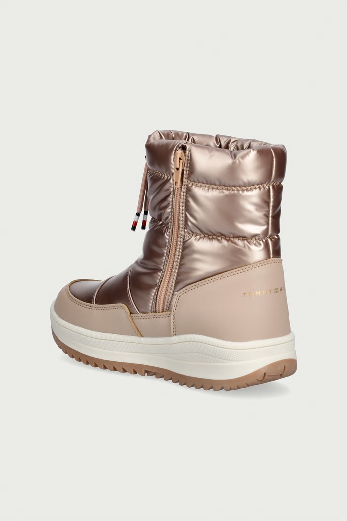 Dziewczynka Tommy Hilfiger Buty zimowe dziecięce T3AD.35206.35.40 beżowy