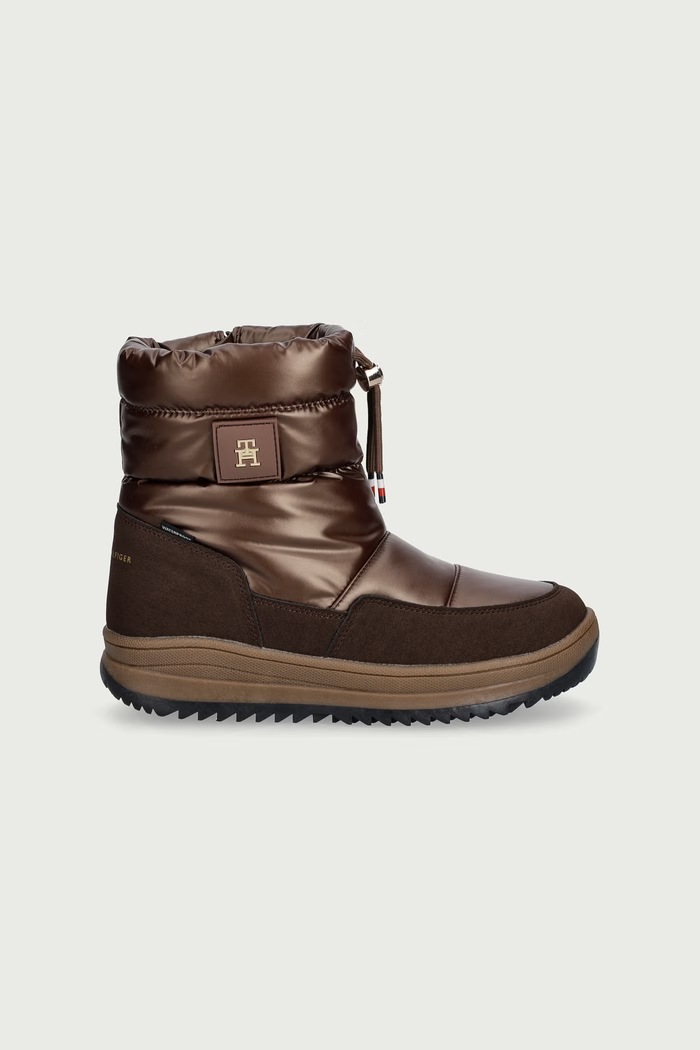 Tommy Hilfiger Buty zimowe dziecięce T3AD.35206.35.40 brązowy AW26