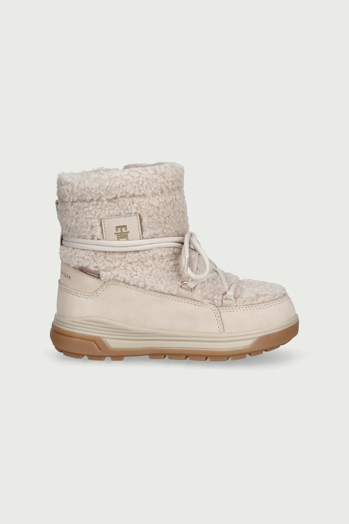 Tommy Hilfiger Buty zimowe dziecięce T3AD.35205.30.34 beżowy AW26