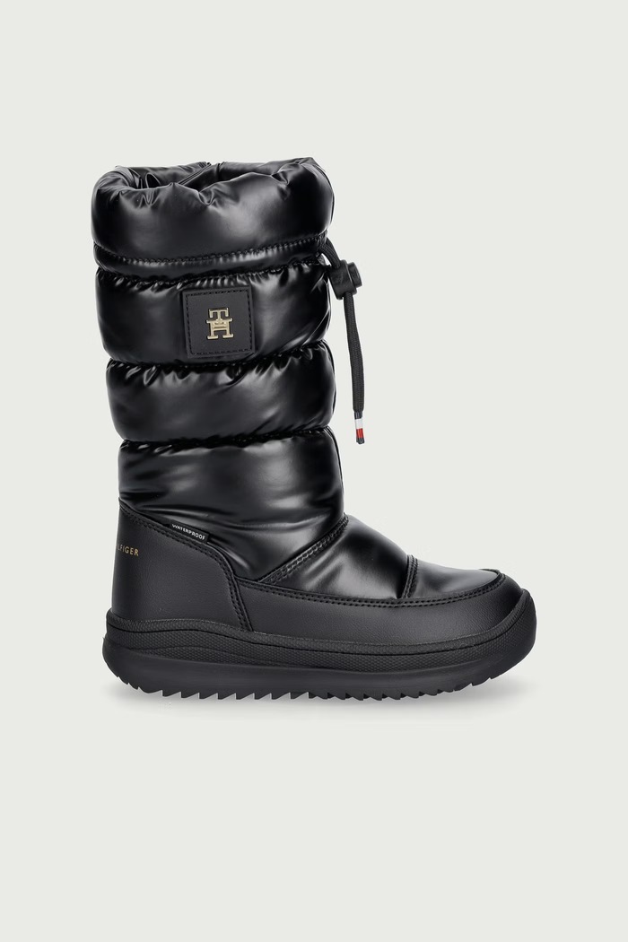 Tommy Hilfiger Śniegowce zimowe dziecięce T3AC.35207.30.34 czarny AW26