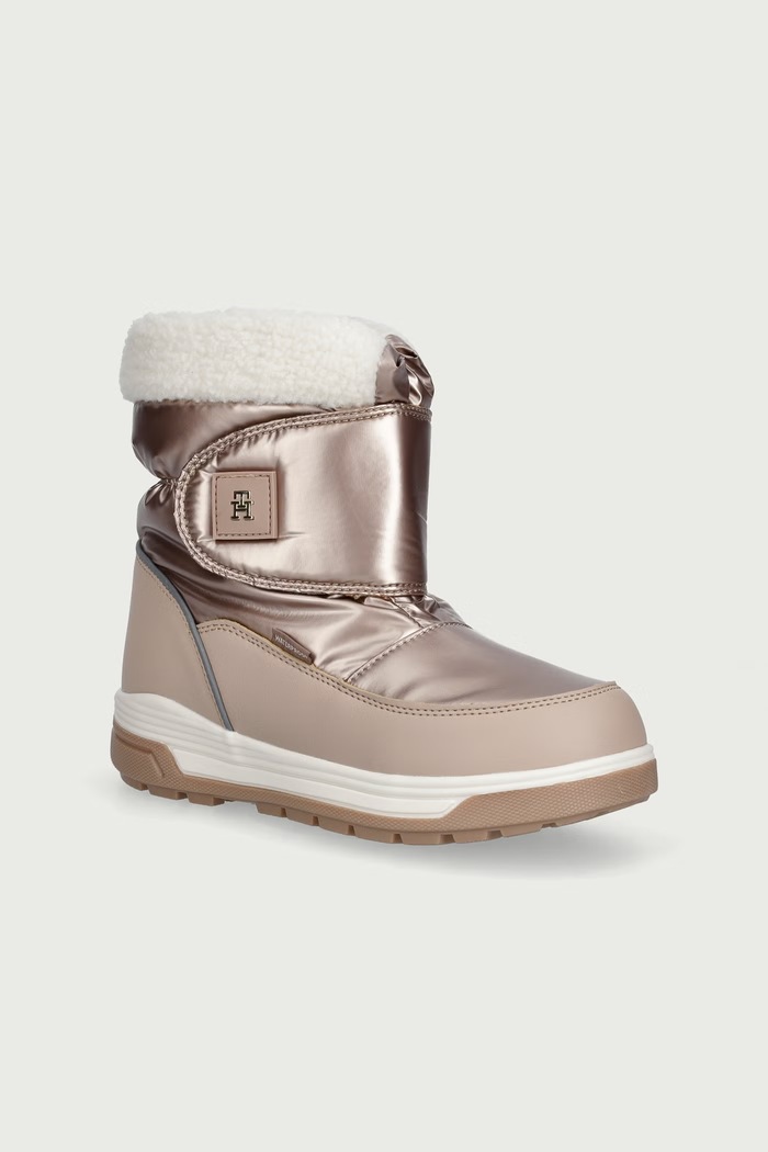 Tommy Hilfiger Śniegowce dziecięce beżowy T1AD.35203.30.34