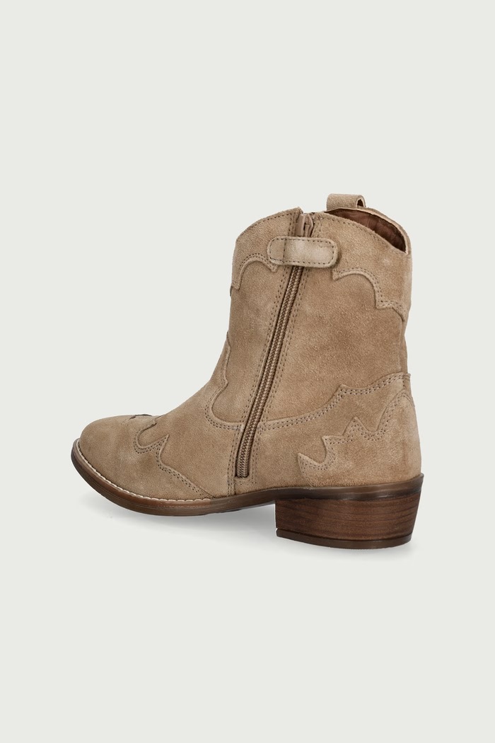 Fete Tommy Hilfiger Botine pentru copii din piele întoarsă T3A5.35196.30.34 bej