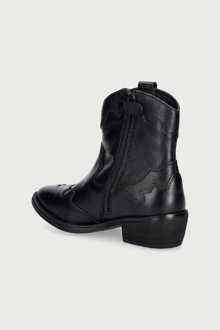 Lány Tommy Hilfiger Cowboy csizma gyerek bőr T3A5.35195.35.40 fekete