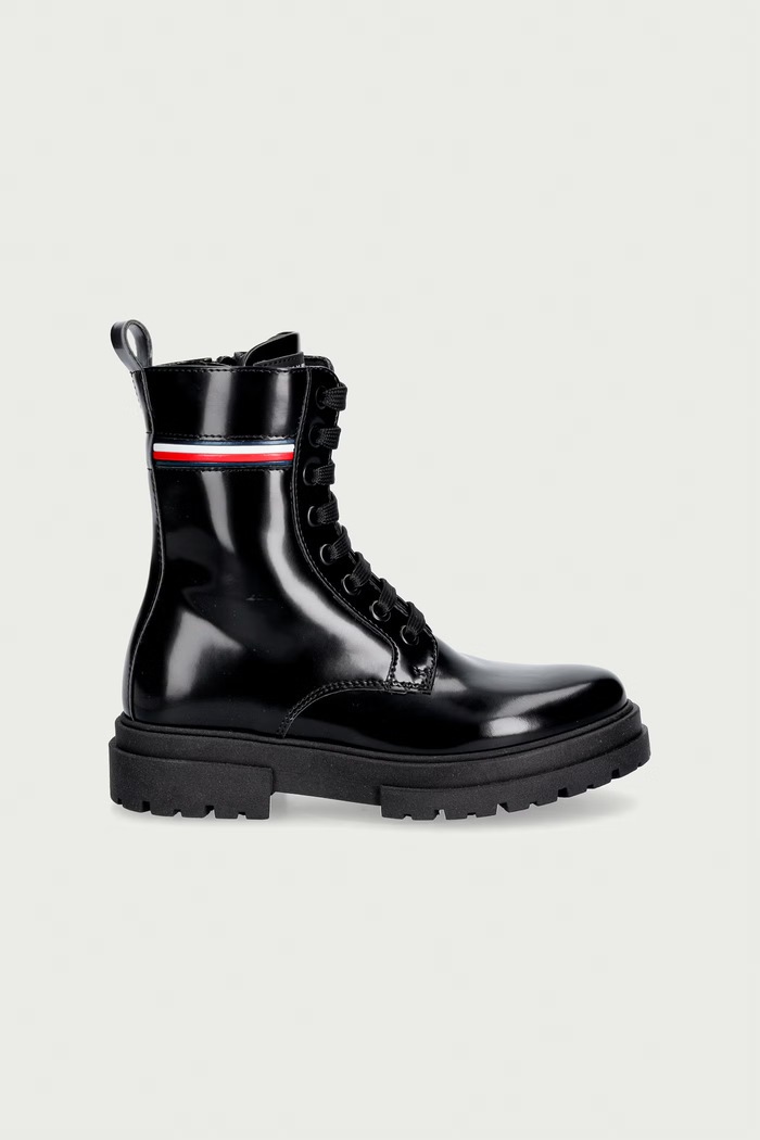 Tommy Hilfiger Workery dziecięce T4A5.35177.30.34 czarny AW26