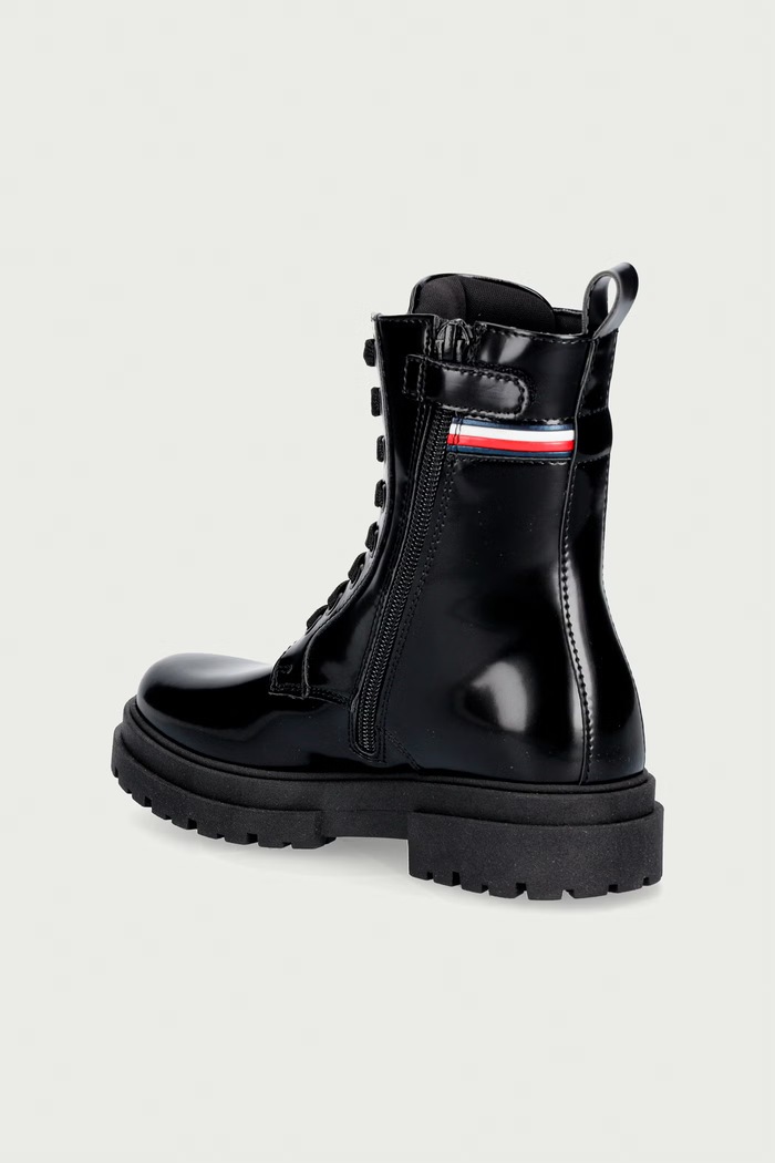 Dziewczynka Tommy Hilfiger Workery dziecięce T4A5.35177.30.34 czarny