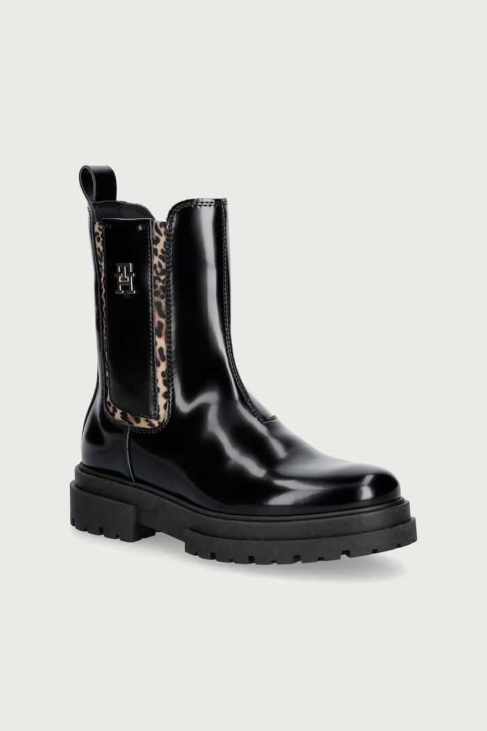 Tommy Hilfiger Боти челси за деца черен T4A5.35175.30.34