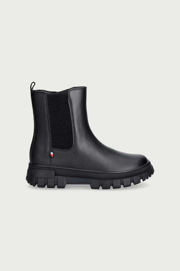 Tommy Hilfiger Gyerek csizma T3X5.35295.35.41 fekete AW26