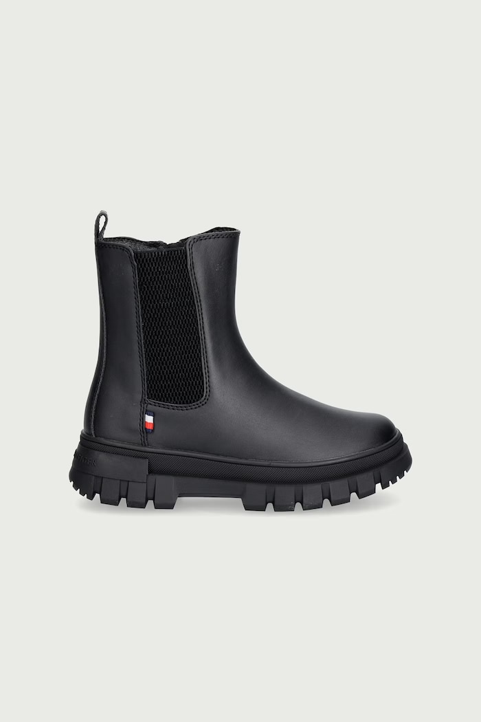 Tommy Hilfiger Gyerek csizma T3X5.35295.30.34 fekete AW26