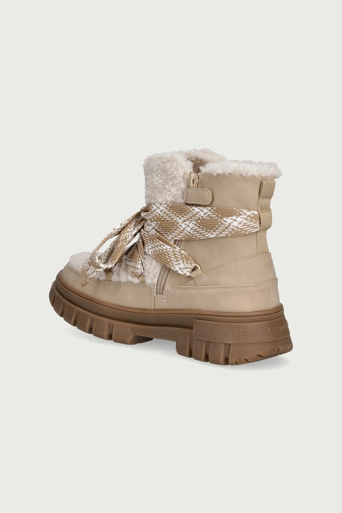 Dziewczynka Tommy Hilfiger Buty zimowe dziecięce T3A5.35201.35.40 beżowy