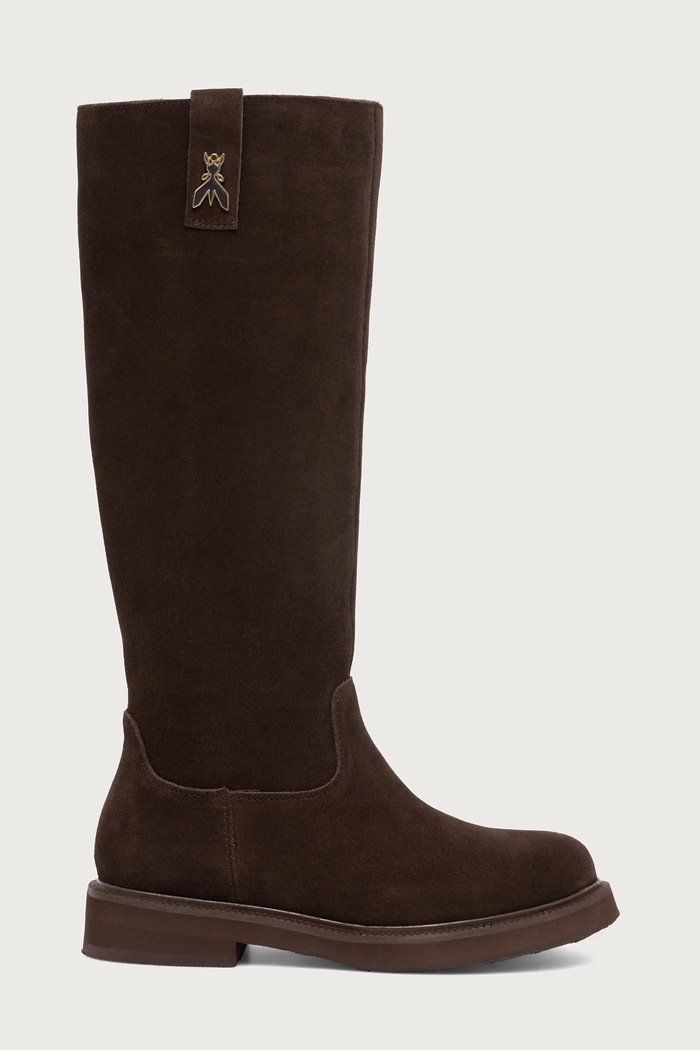 Patrizia Pepe Stivali per bambini in scamoscio PPJ447 marrone AW26