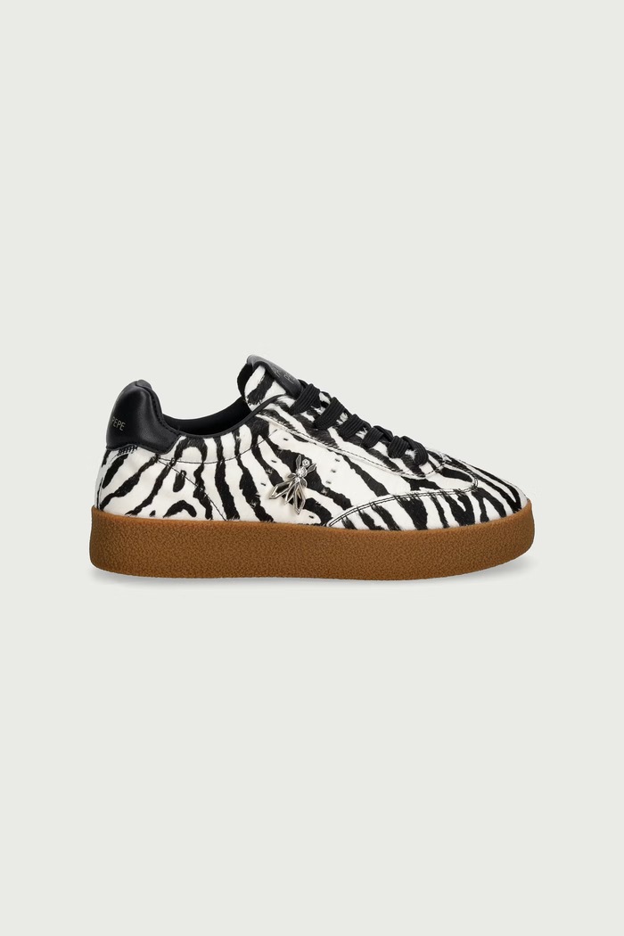 Patrizia Pepe Sneakers detské kožené PPJ425 čierna AW26
