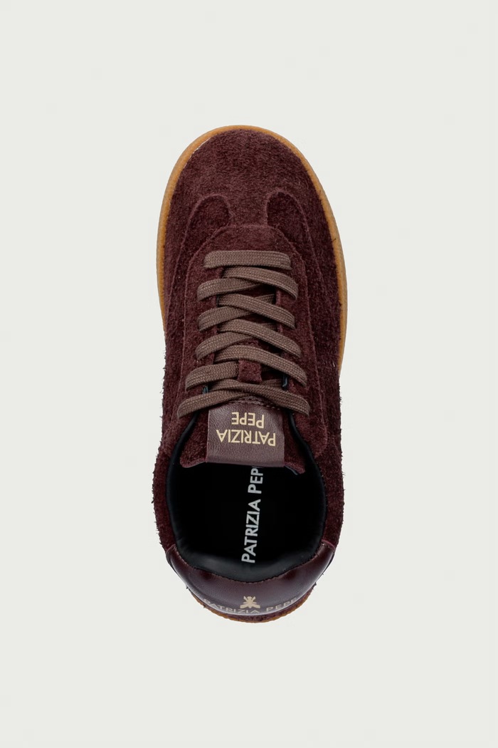 Sneakers παιδικά σουέτ Patrizia Pepe PPJ426 μωβ