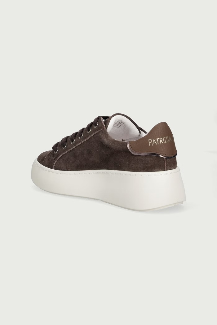 Dievča Patrizia Pepe Sneakers detské semišové PPJ418 hnedá