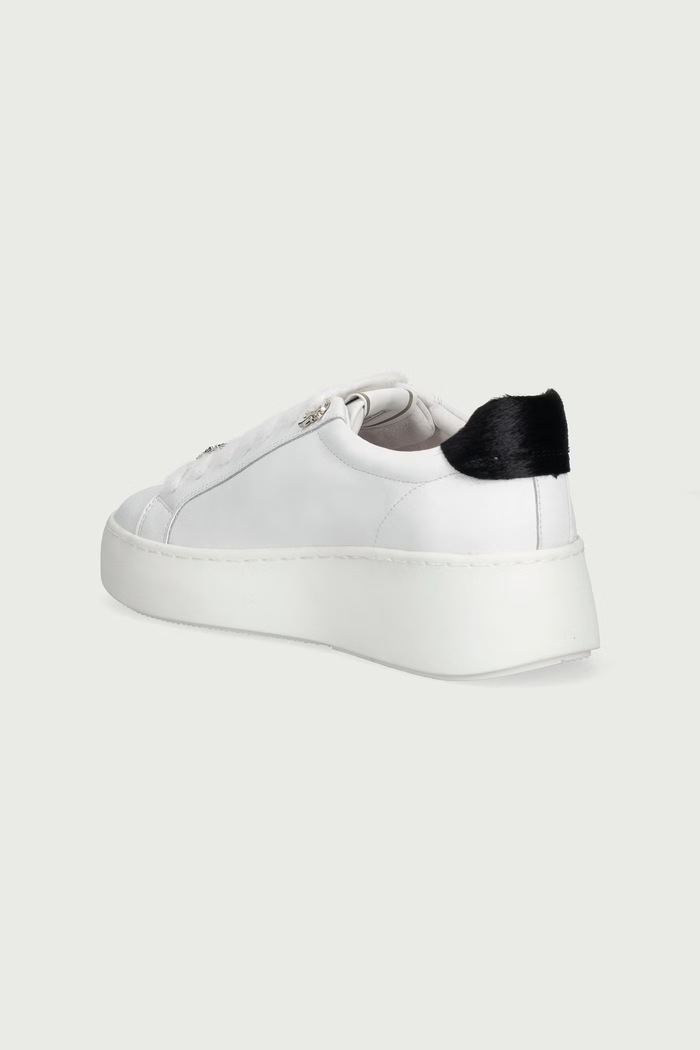 Dziewczynka Patrizia Pepe Sneakersy dziecięce skórzane PPJ416 biały