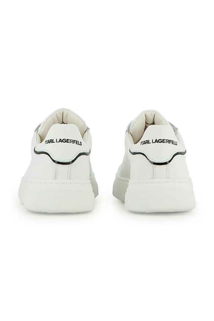 Момиче Karl Lagerfeld маратонки за деца от кожа Z31473.36.39 бял