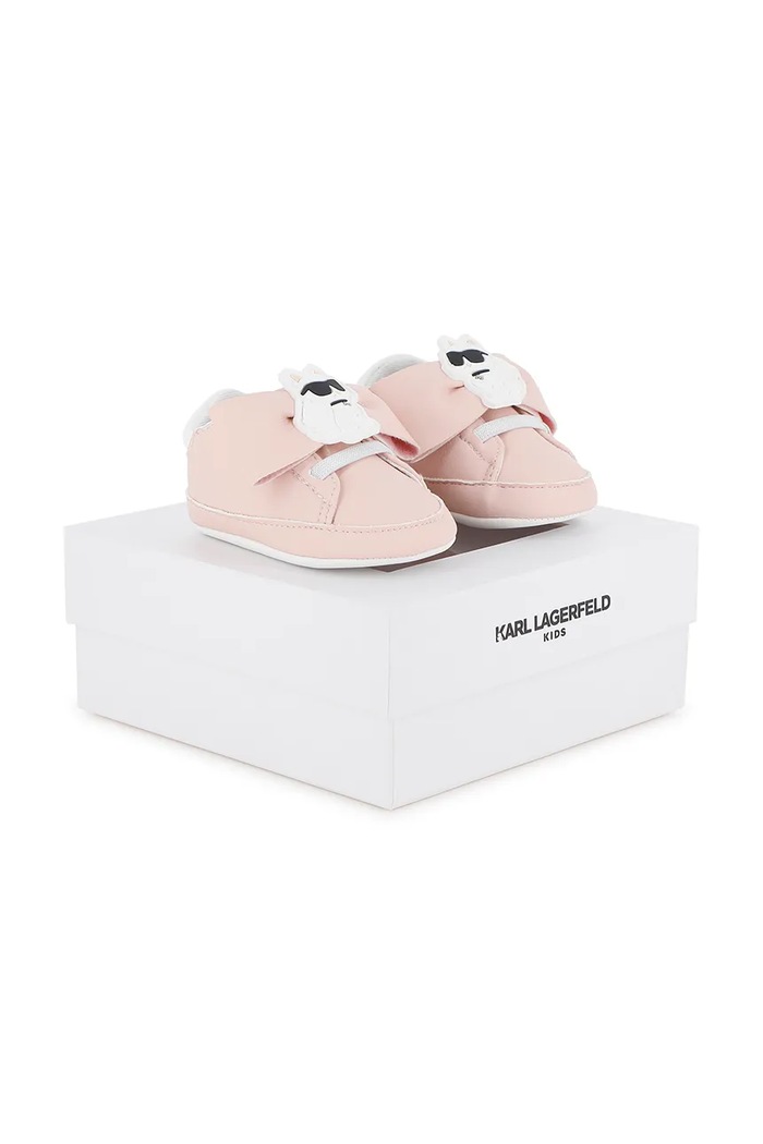 Karl Lagerfeld zimske čizme za bebe Z31412 roza AW26