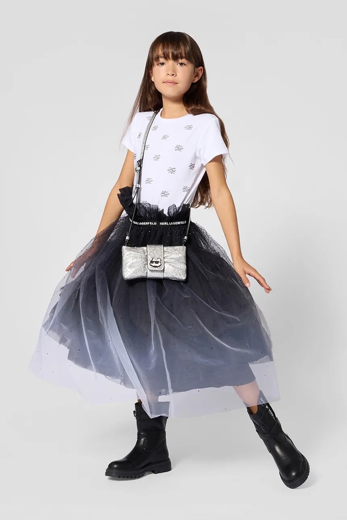Karl Lagerfeld Боти за деца от кожа Z31454.36.39