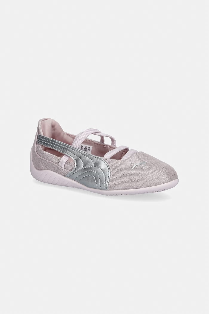 Puma Μπαλαρίνες Παιδικές Speedcat Ballet Shine PS μπεζ 407436