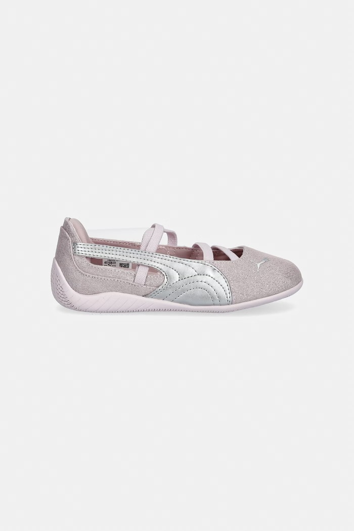 Puma Μπαλαρίνες Παιδικές Speedcat Ballet Shine PS 407436 μπεζ AW26