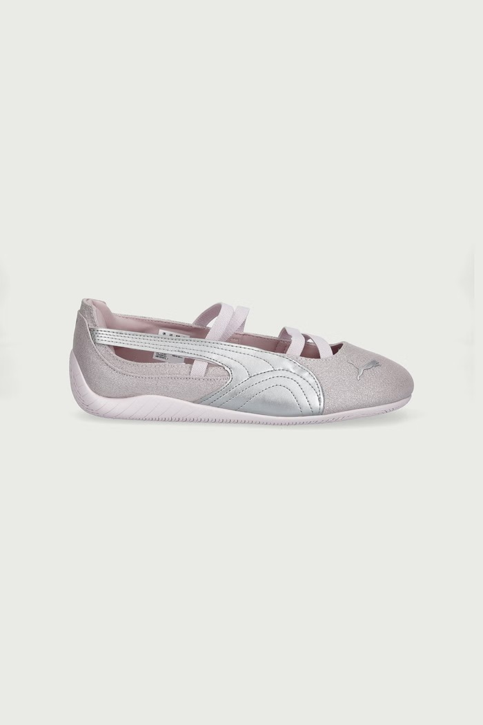 Puma Μπαλαρίνες Παιδικές Speedcat Ballet Shine Jr 407435 ροζ AW26