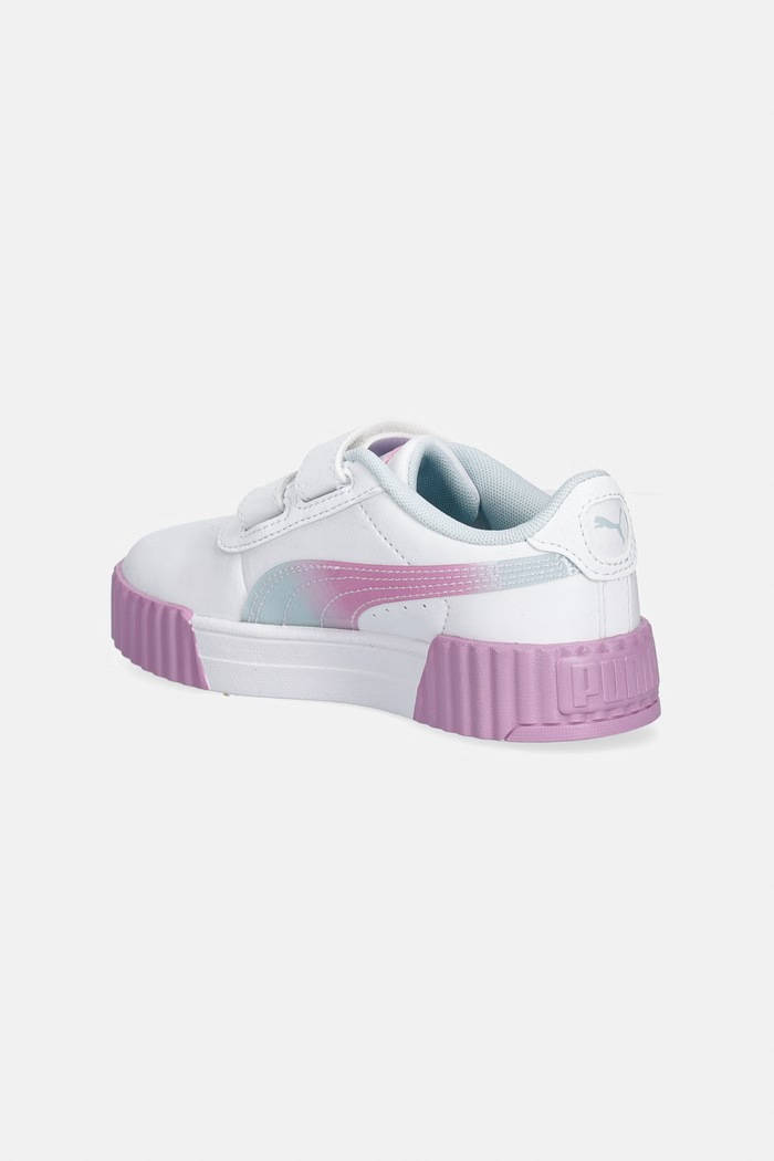Dziewczynka Puma Carina 3.0 Faded Glow V PS sneakersy dziecięce 407501 biały