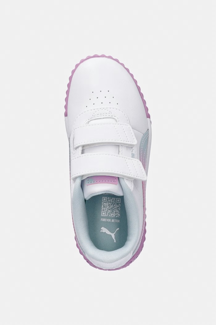 Puma Carina 3.0 Faded Glow V PS sneakersy dziecięce biały 407501