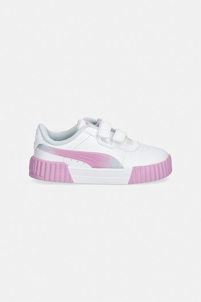 Puma Carina 3.0 Faded Glow V Inf sneakersy dziecięce 407502 biały AW26