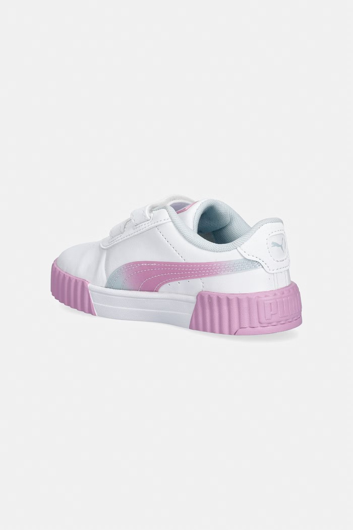 Dziewczynka Puma Carina 3.0 Faded Glow V Inf sneakersy dziecięce 407502 biały