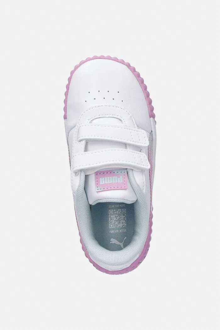 Puma Carina 3.0 Faded Glow V Inf sneakersy dziecięce biały 407502