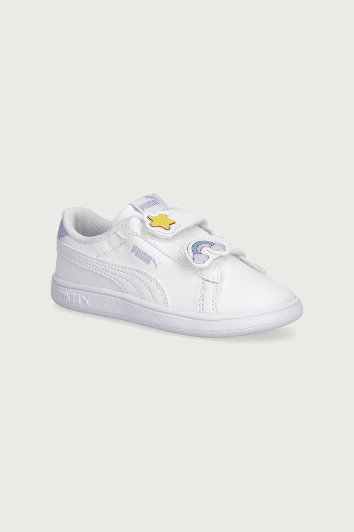 Puma Puma Smash 3.0 Badges V Inf sneakersy dziecięce biały 397287