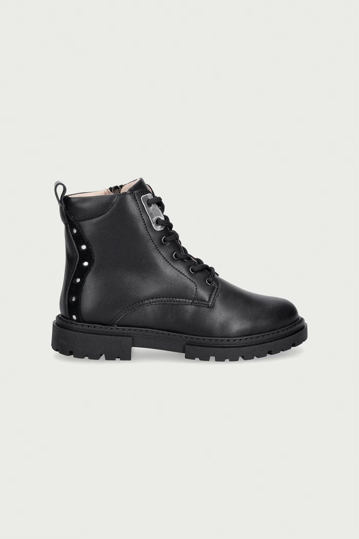 Primigi botki dziecięce skórzane 2412033.30.35 czarny AW26