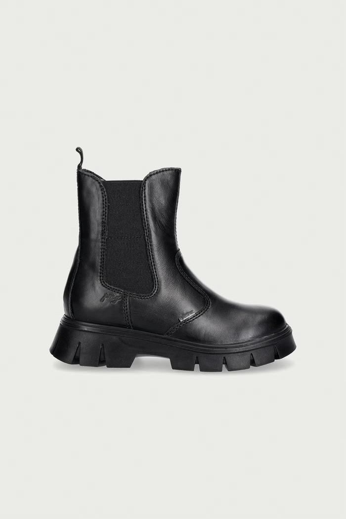Primigi stivali Chelsea per bambini in pelle 2377100.31.35 nero AW26