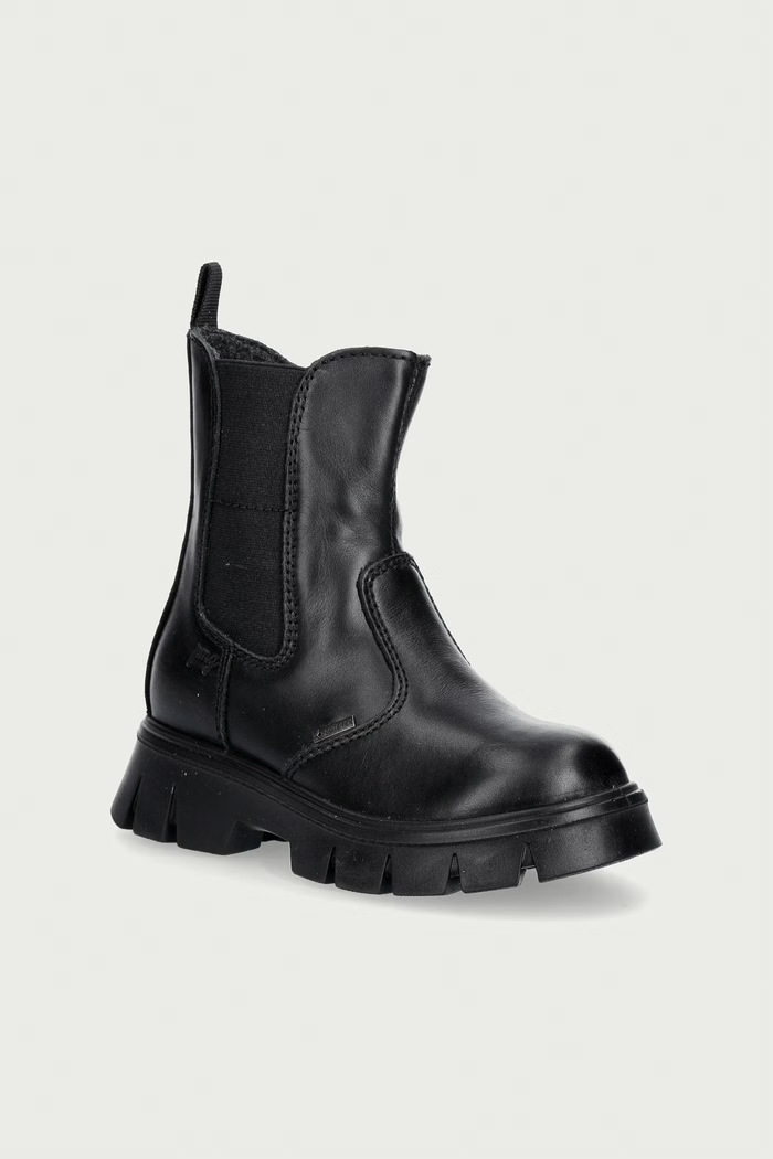 Primigi stivali Chelsea per bambini in pelle nero 2377100.27.30