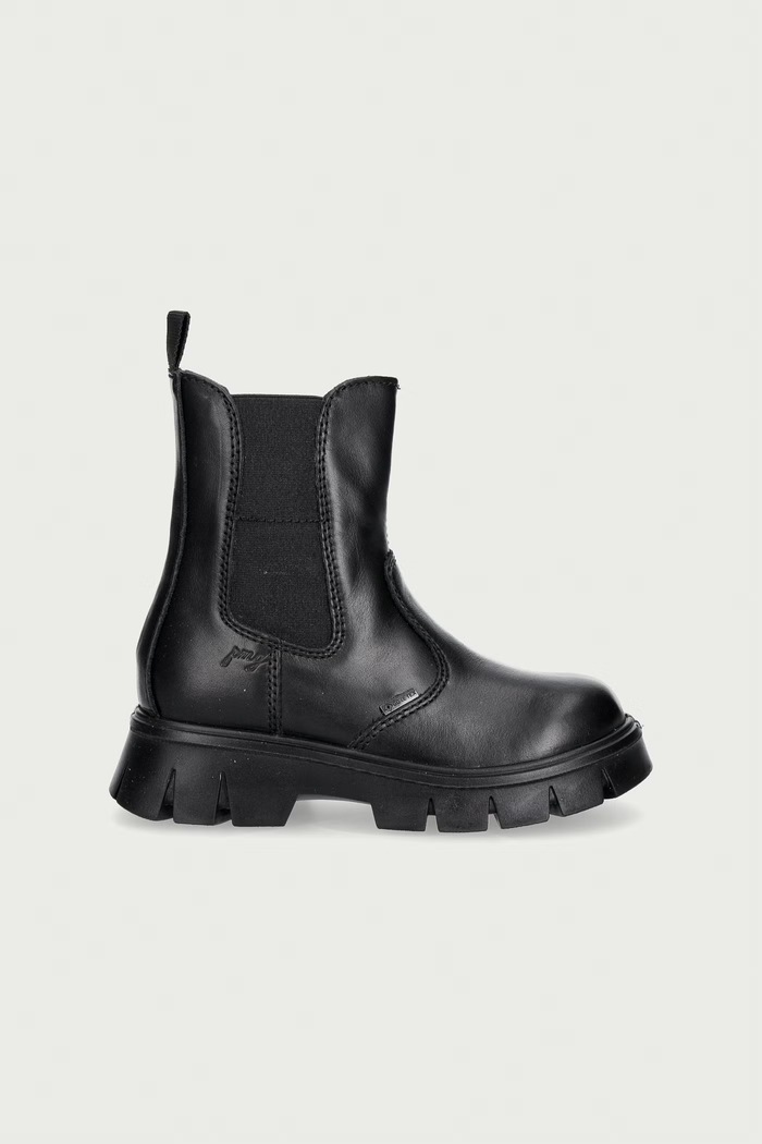 Primigi stivali Chelsea per bambini in pelle 2377100.27.30 nero AW26