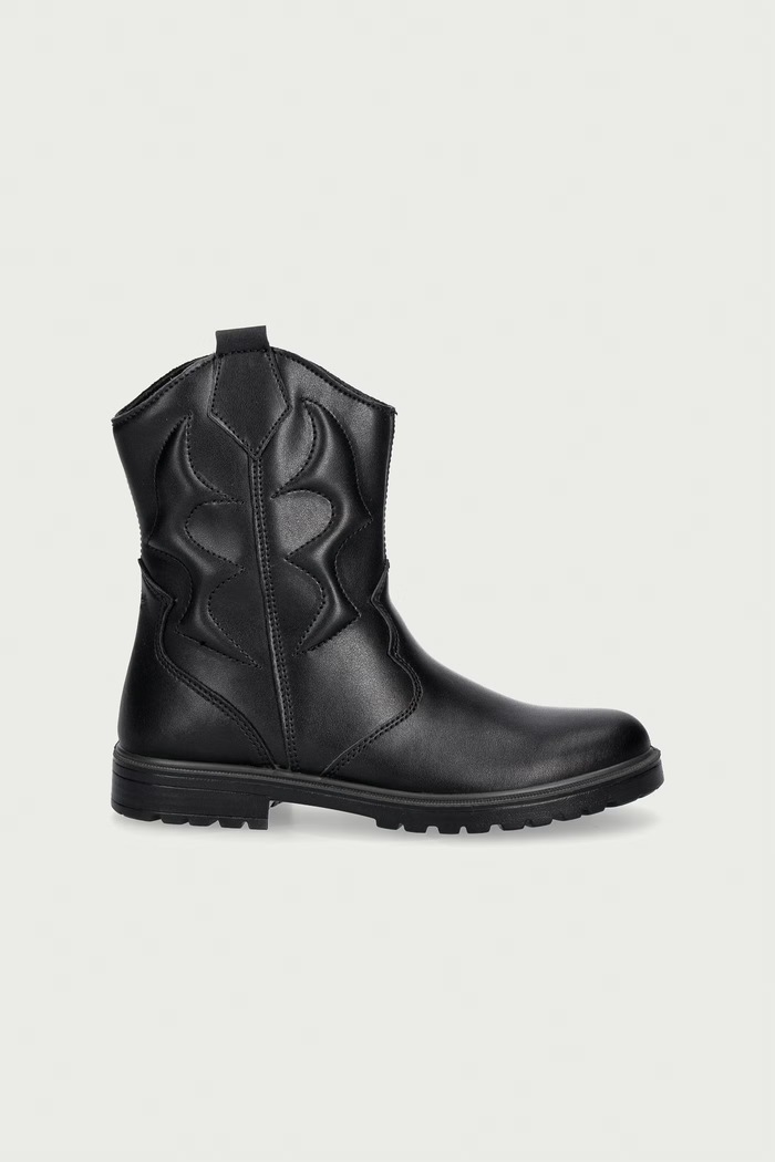 Primigi kowbojki dziecięce skórzane 2372900.31.35 czarny AW26
