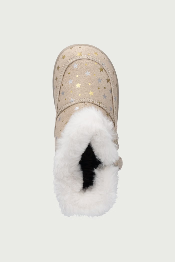 Buty zimowe dziecięce z imitacji zamszu Primigi 2350200.19.24 beżowy