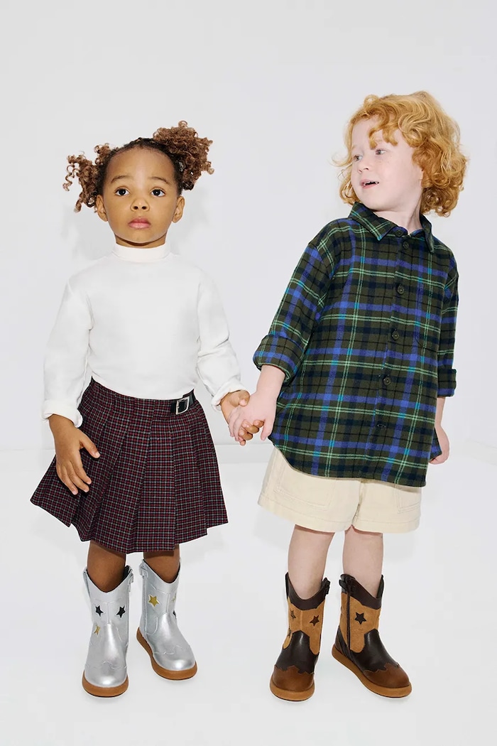 Camper Καουμπόικες μπότες παιδικές δερμάτινες Duet TWS Kids K900420.TWS
