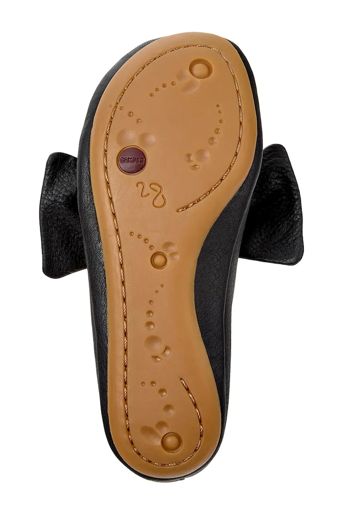 Camper балетки для детей кожаные Right Kids K800702.28.34 чёрный