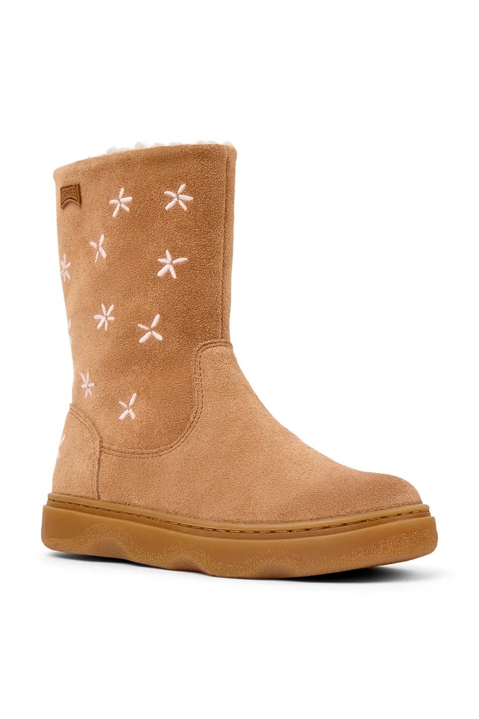 Camper Kozaki damskie skórzane Kiddo Kids K900424 brązowy AW26