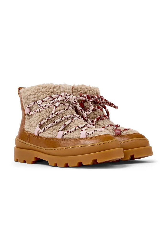 Camper Boty zimní dětské Brutus TWS Kids K900410.G.28.38.TWS růžová AW26
