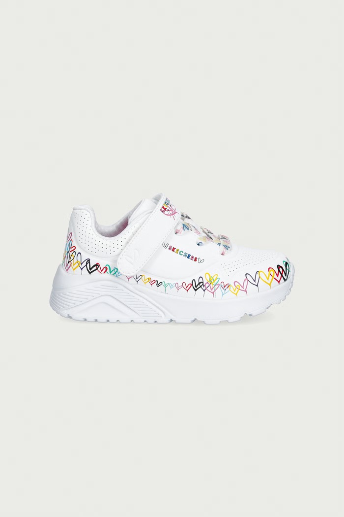 Skechers UNO LITE-HEART CRAZE sneakers παιδικά 314091N λευκό AW26