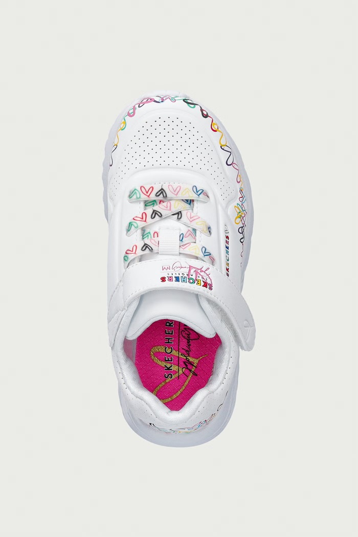 UNO LITE-HEART CRAZE sneakers παιδικά Skechers 314091N λευκό