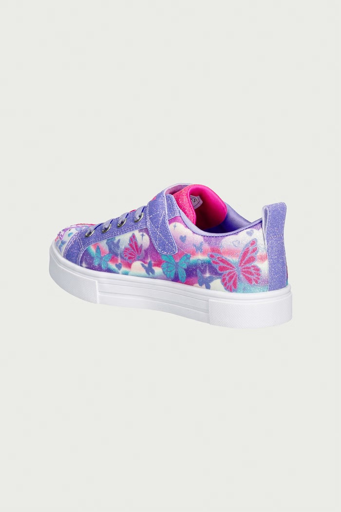 Dziewczynka Skechers TWINKLE SPARKS - BUTTERFLY SK tenisówki dziecięce 314470LC fioletowy